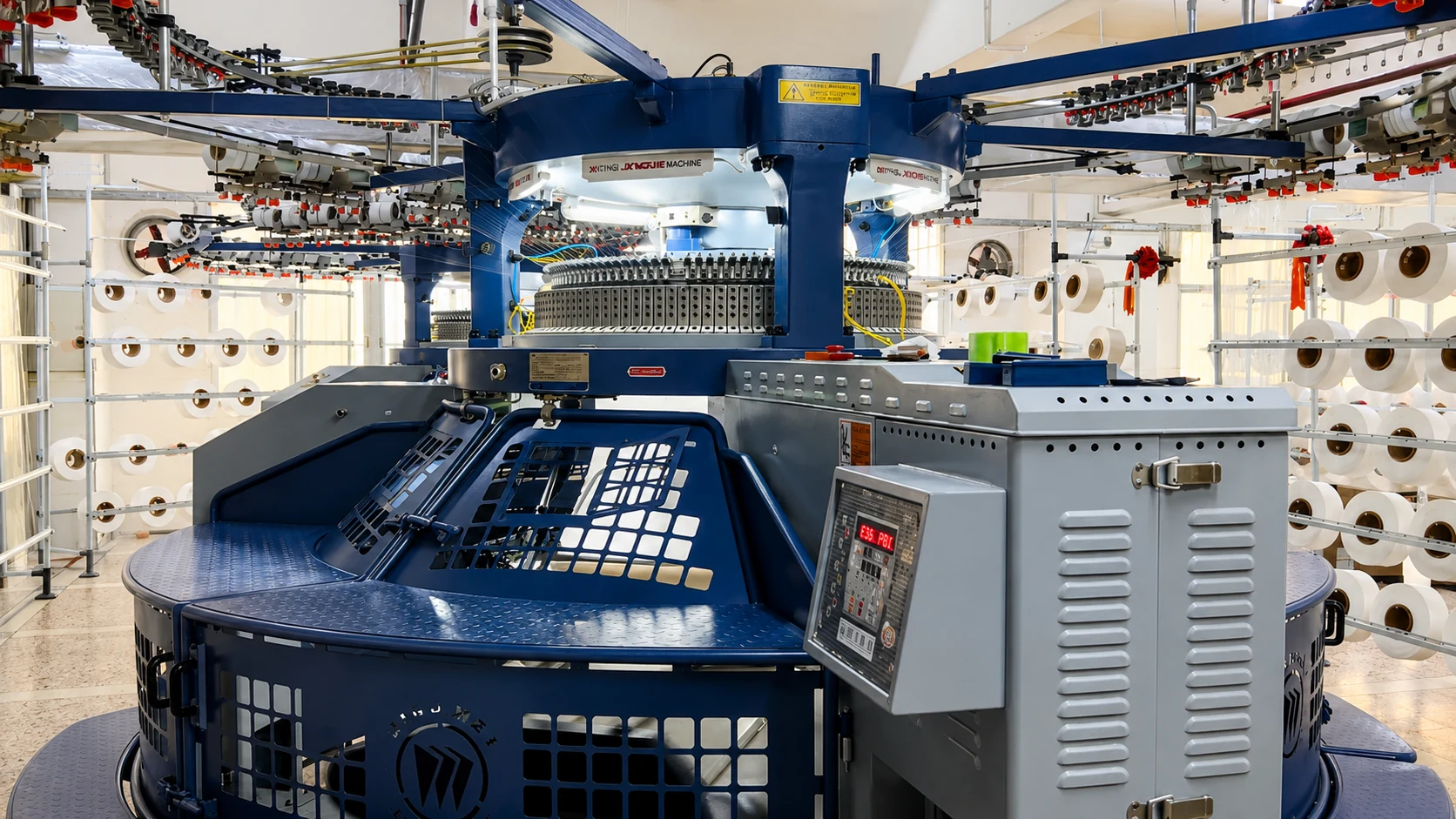 Circular knitting equipment overview for in-house fabric production