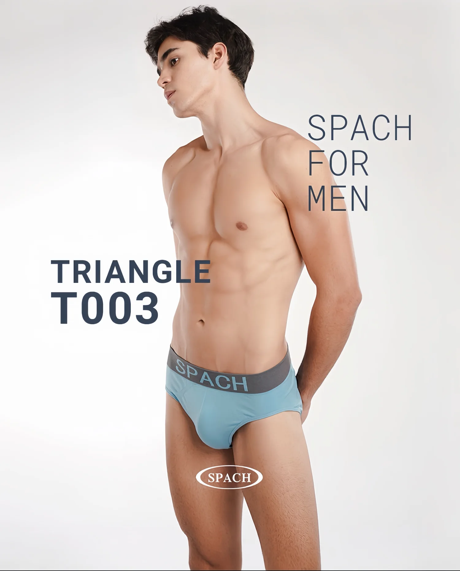SPACH men's brief side-view model campaign